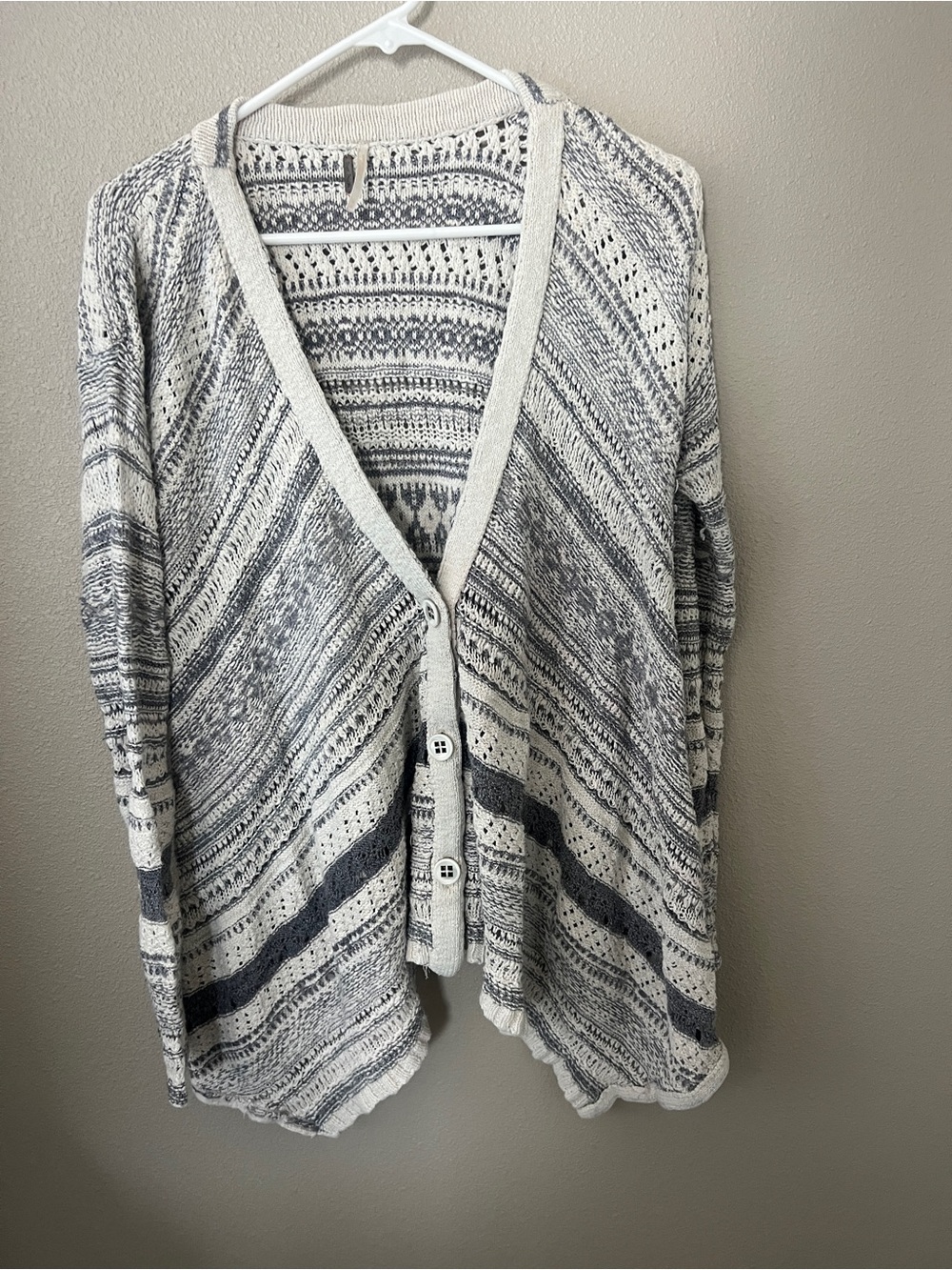 Free People Slouchy Knit Cardigan